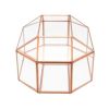 Glasumschlagbox geometrisch Roségold