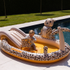 Swim Essentials Aufblasbares Schwimmbad Adventure leopard beige
