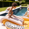 Swim Essentials Aufblasbares Schwimmbad Adventure leopard beige