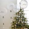 Luftballons mit Weihnachtsbaumschleife Nordic Noel Ginger Ray