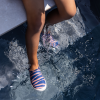 Swim Essentials Wasserschuhe blau zebra lyrca