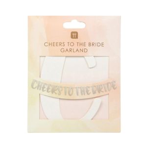Cheers to the bride Girlande Blossom Girls Talking Tables
