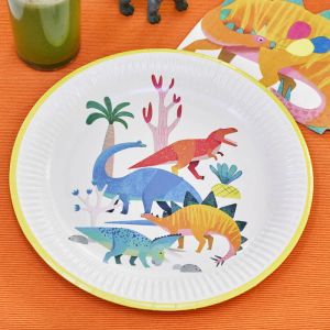 Partyteller Dinosaurier (8tlg.) Talking Tables