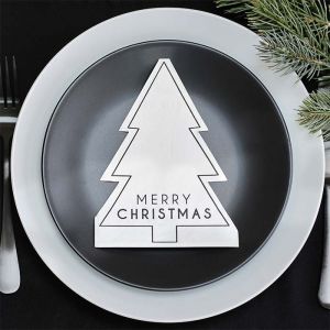 Merry Christmas Moderne Weihnachtsservietten Ginger Ray