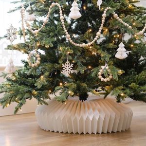 Weihnachtsbaumrock Bienenwabencreme Nordic Noel Ginger Ray