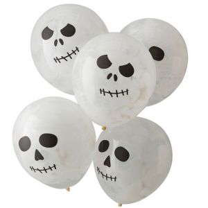Ginger Ray Halloween-Luftballons Totenkopf