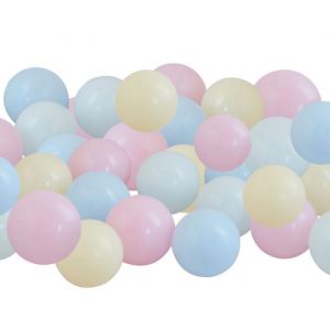 Luftballons aus Pastellmix 13cm Ginger Ray