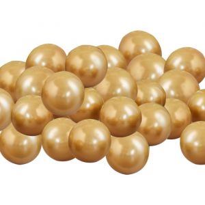 Ballons gold chrom 13cm Ginger Ray
