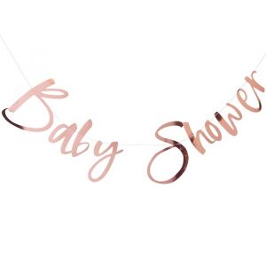 Girlande Baby Shower rose gold Twinkle Twinkle Ginger Ray