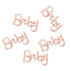 Tischkonfetti Baby rose gold Twinkle Twinkle Ginger Ray