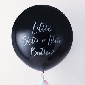 Gender Reveal Ballon Bruder oder Schwester Twinkle Ginger Ray