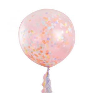 Mega Konfetti Ballons Pastell Party (3 Stück) Ginger Ray