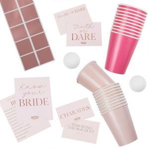 Bachelor Party Spiele 5 in 1 Blush Hen Ginger Ray