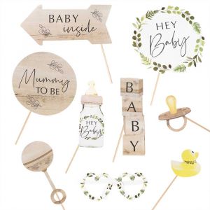 Partyrequisiten Botanical Baby (10Stk.) Ginger Ray