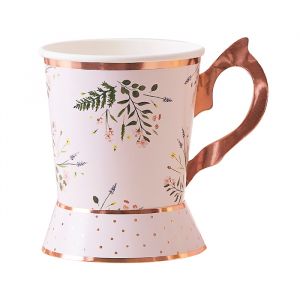 Tassen Floral Tea Cup Let's Partea (8pcs) Ginger Ray