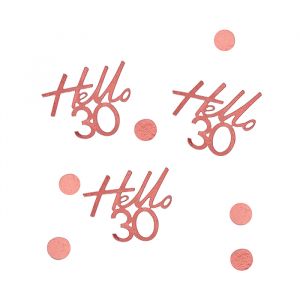 Tischkonfetti Hello 30 Mix it up Rose Gold Ginger Ray