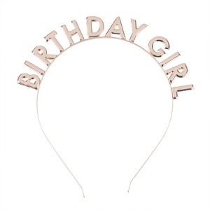 Diadem Birthday Girl Mix it up Rose Gold Ginger Ray