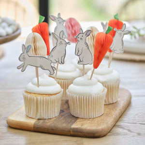 Cupcake Toppers Häschen Hop Hop Hooray (12St.) Ginger Ray