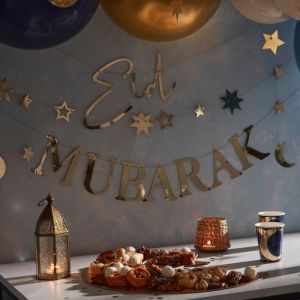 Girlande Eid Mubarak gold Ginger Ray