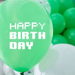 Ballons alles Gute zum Geburtstag Game On (5pcs) Ginger Ray