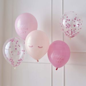 Luftballons mischen Happy Birthday Verwöhnparty Ginger Ray