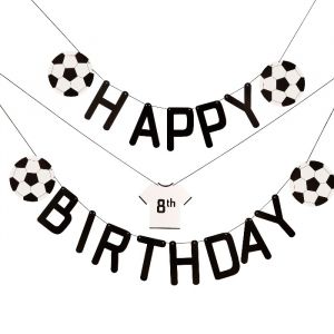 Girlande Happy Birthday Fußball anpassen Ginger Ray