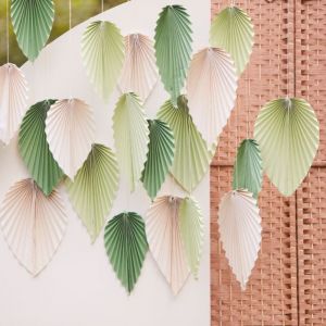 Backdrop Palmenblätter creme-salbei Mix it Up Eco Ginger Ray