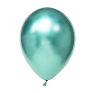 Chroom ballonnen groen (10st)