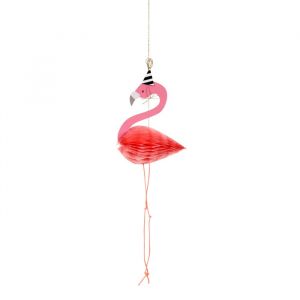 Geburtstagskarte Flamingo Honigwabe Meri Meri