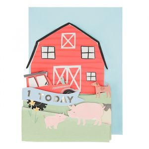 Grußkarte „Auf der Farm“ Meri Meri