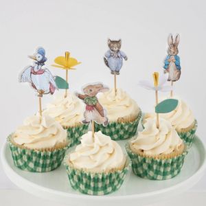 Peter Rabbit Cupcake-Set im Garten Meri Meri
