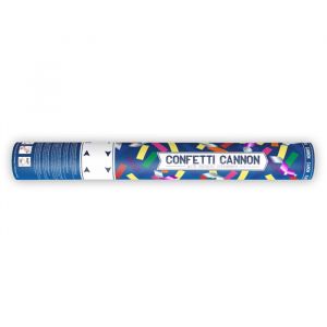 Confetti kanon kleurrijk 40cm