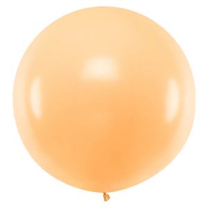 Pastellfarbener Pfirsichballon (1 m)