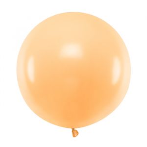 Pfirsichfarbener Pastellballon (60 cm)
