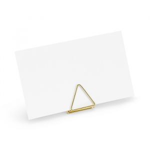 Tischkartenhalter Triangle gold (10 Stk.)