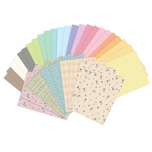 Knutselpapier pastel mix (34 vellen)