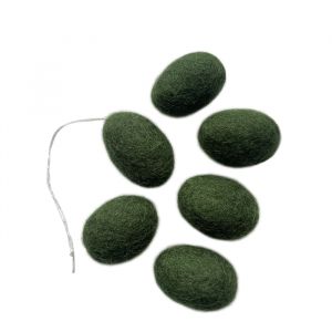 Paashangers eieren vilt green (10st)