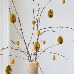 Oster-Anhänger Wabeneier Mango (10 Stück) Delight Department