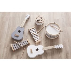 Kids Concept weiße Holzgitarre