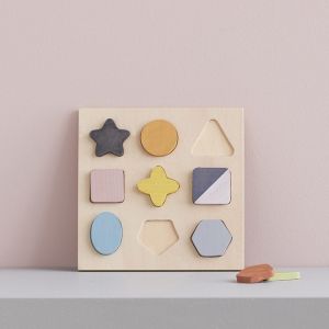 Kids Concept geometrisches Holzpuzzle