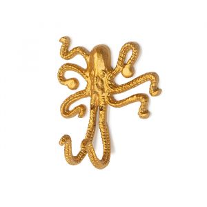 Wandhaak Okki octopus goud KidsDepot