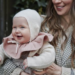 Bonnet Babymütze, vanilleweiß, 0-3m Elodie Details
