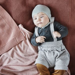 Bonnet Mineralgrüne Babymütze 3-6m Elodie Details