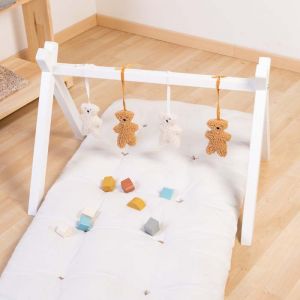 Gymnastikspielzeug für Babys Teddy (4 Stück) Childhome