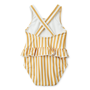 Liewood Badeanzug Amina baby Stripe Gelb/Weiß