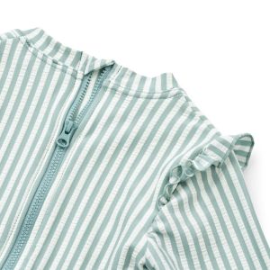 Liewood UV-Schwimmanzug langarm Sille Stripe meerblau/weiß