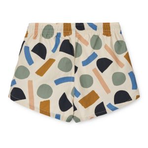 Liewood Badehose Aiden paint strokes/peppermint