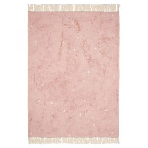 Vloerkleed Dot Pure Pink (170x120cm) Little Dutch