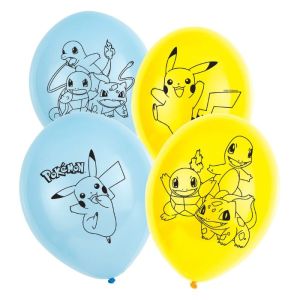 Luftballons Pokémon (6 Stück)