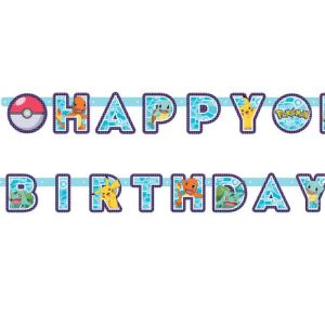 Girlande Pokémon Happy Birthday